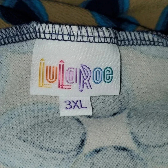 LulaRoe Cassie Pencil Skirt Size 3x - Picture 4 of 7